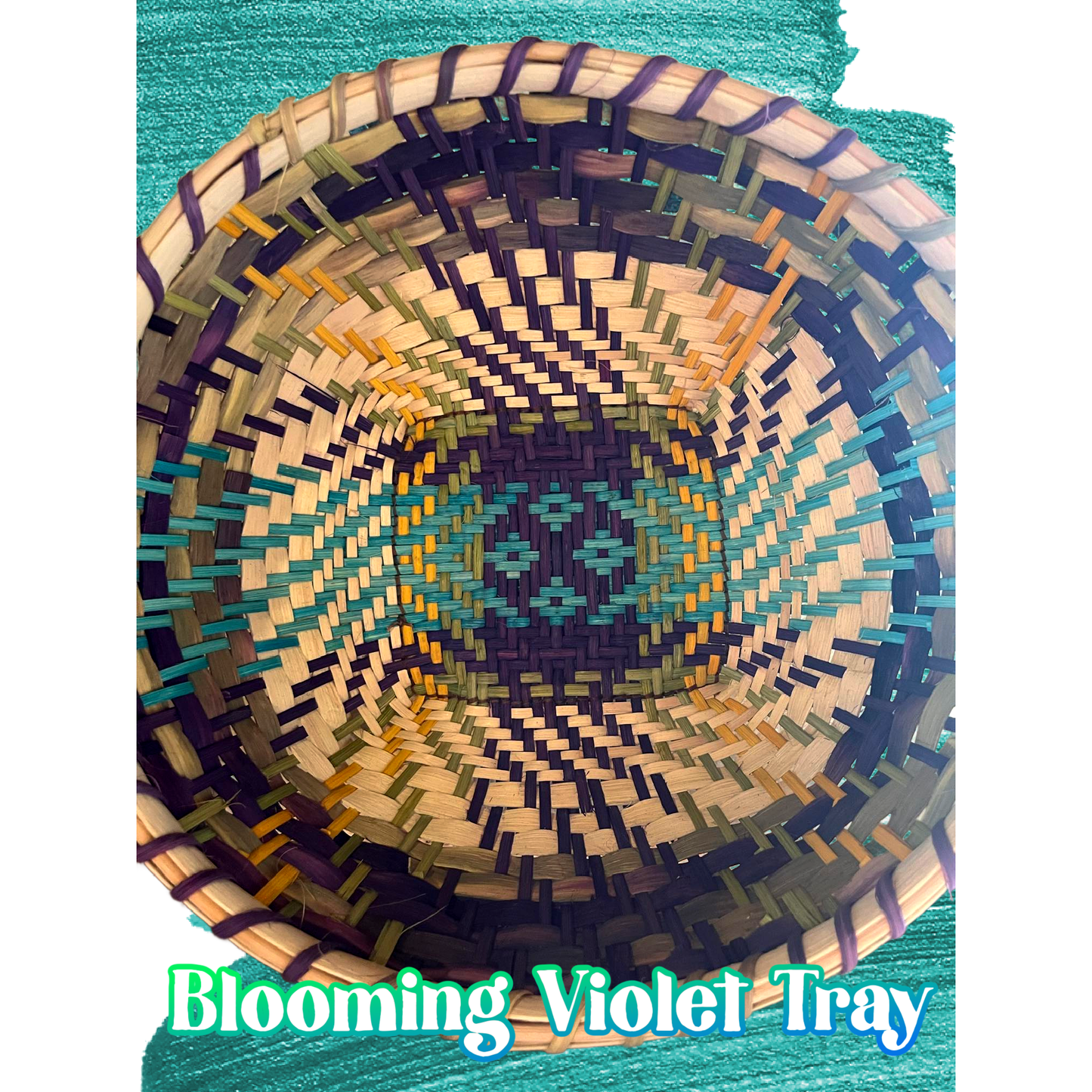 Blooming Violet Tray