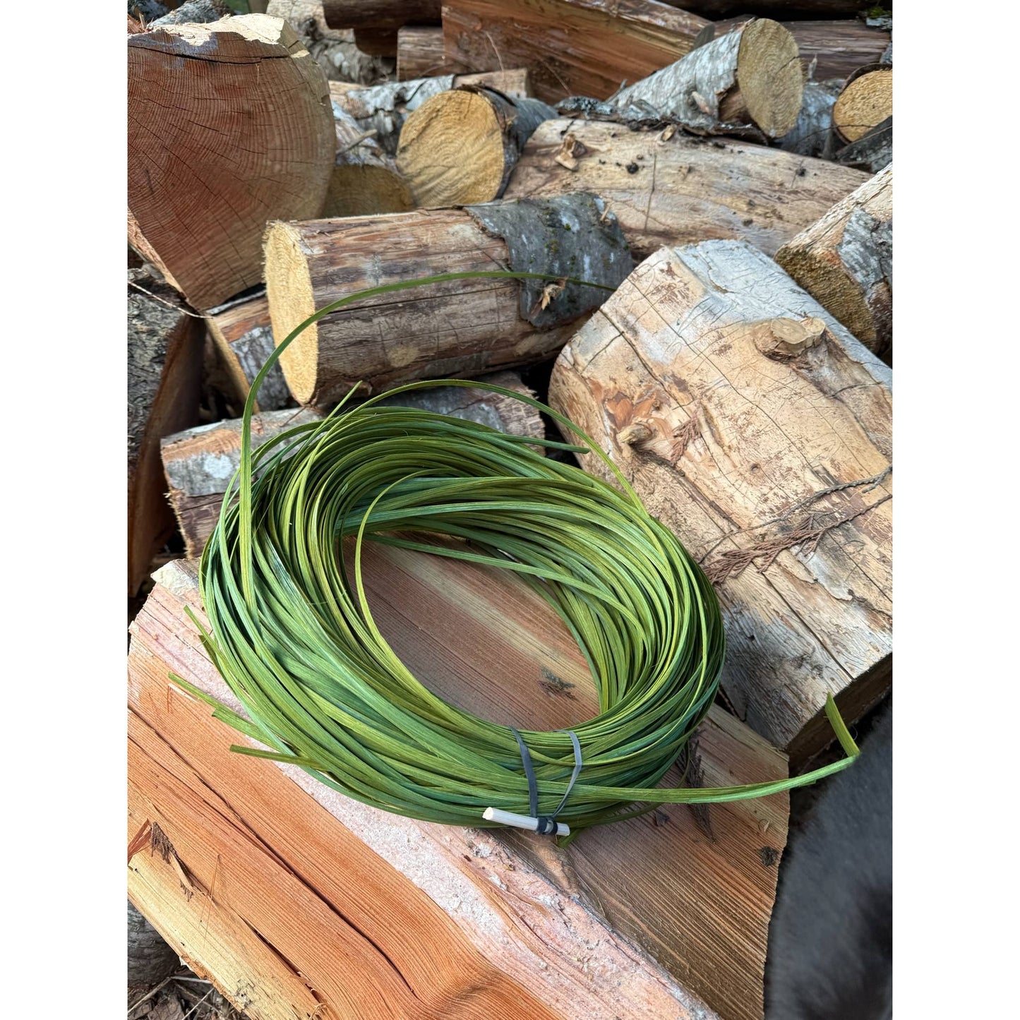 1/2" Avocado Flat Reed One Pound