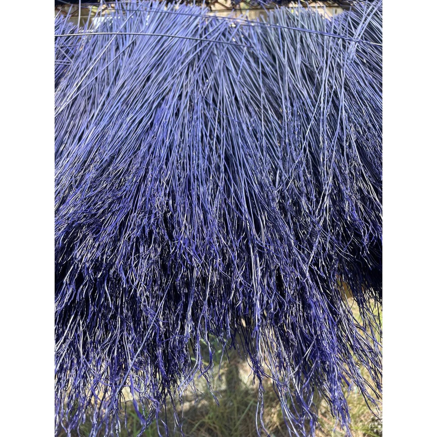 BROOM MAKING: DYED (and natural) BROOM CORN