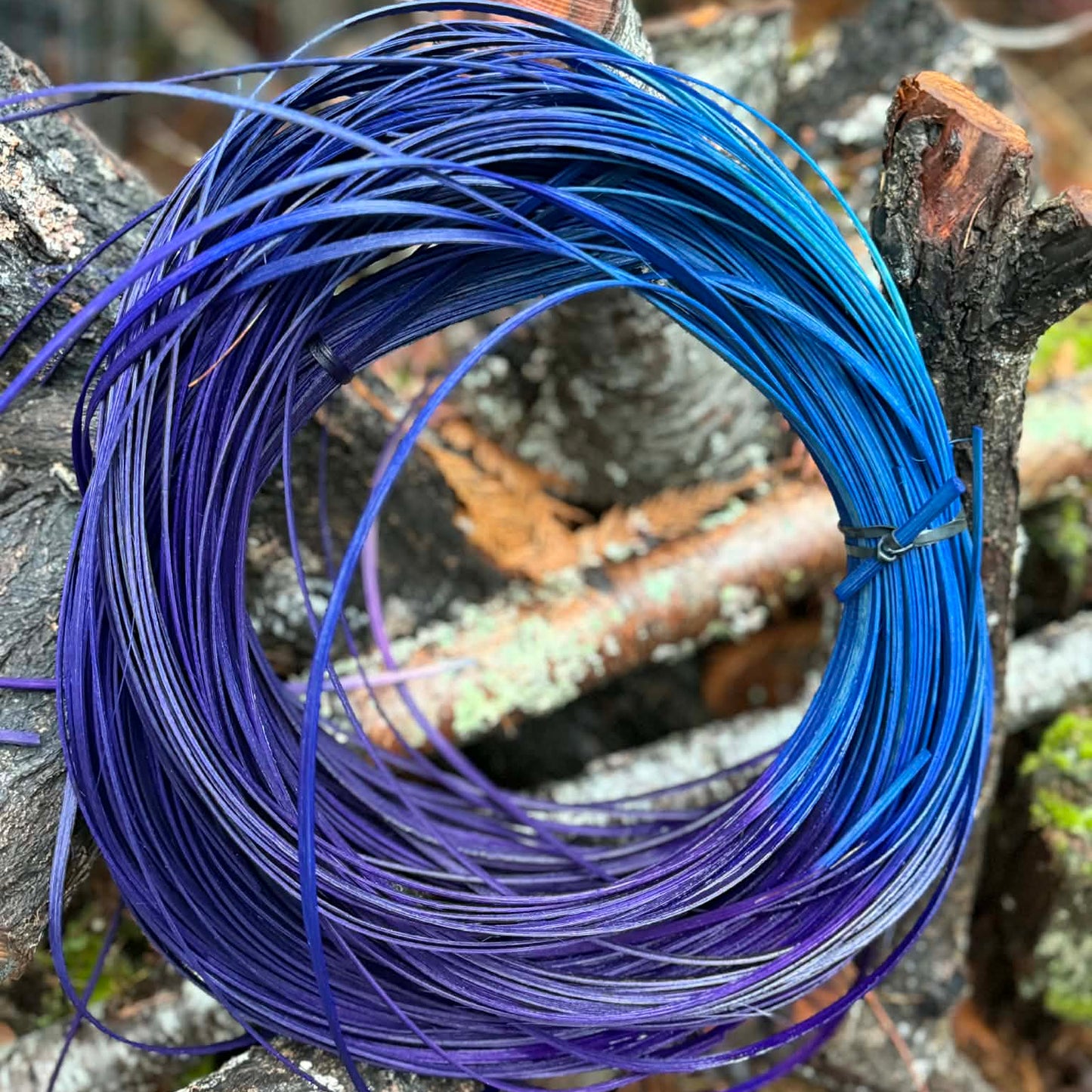 Purple Ombre 3/16" Reed One Pound