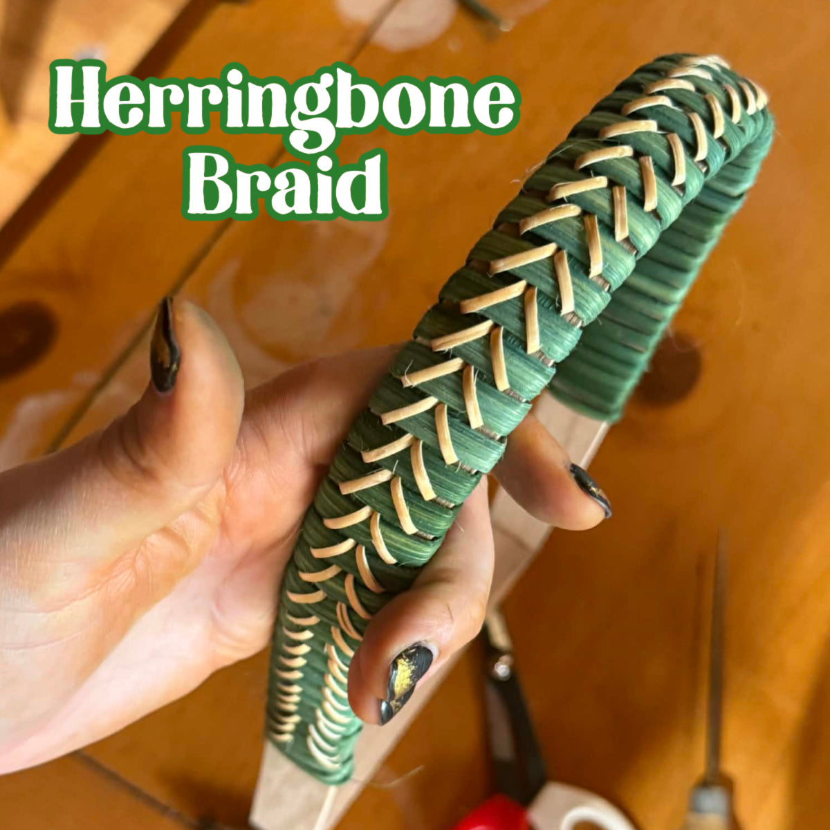Herringbone Braid Handle Tutorial