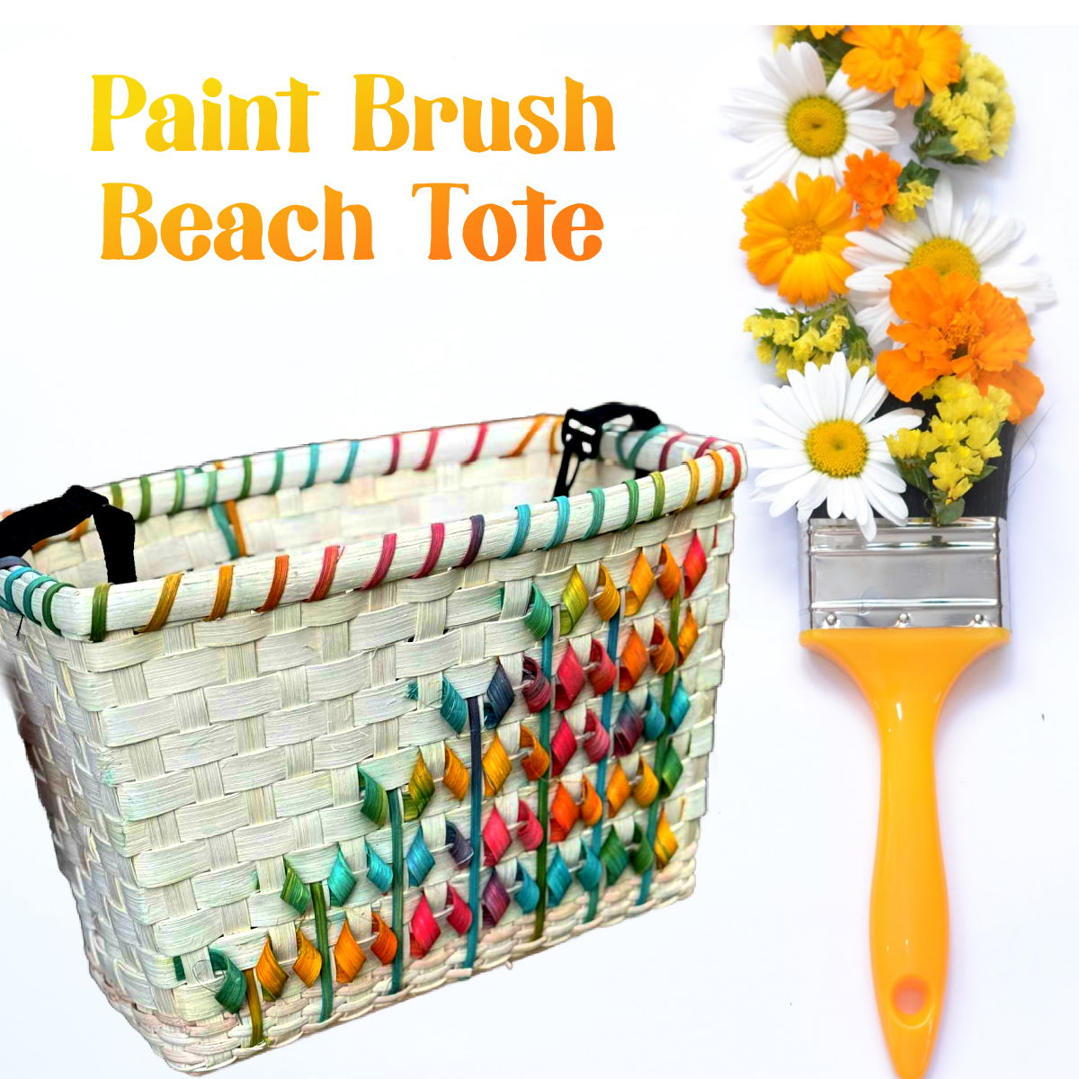 Paint Brush Beach Tote Video Tutorial
