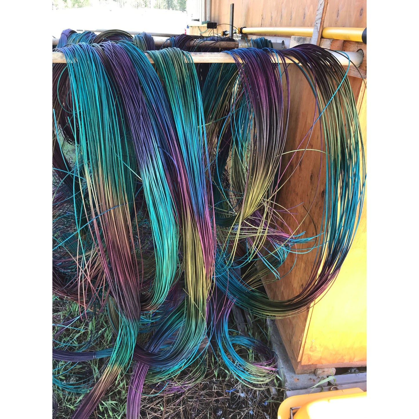 1/2" Flat Space Dyed Reed 1 pound