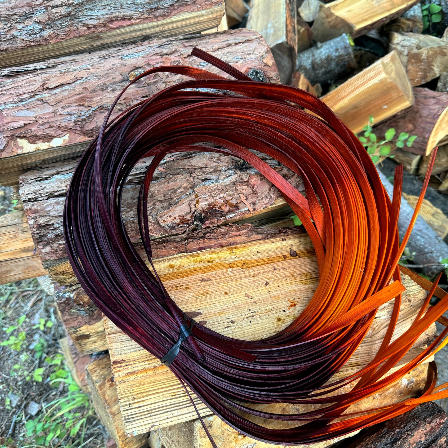 DYE HOUSE ROCKS: Autumn Reverie 1/2" Flat Reed One Pound