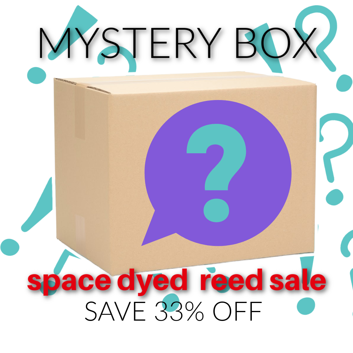 REBEL REED: Mystery box 4 lbs of space dyed reed