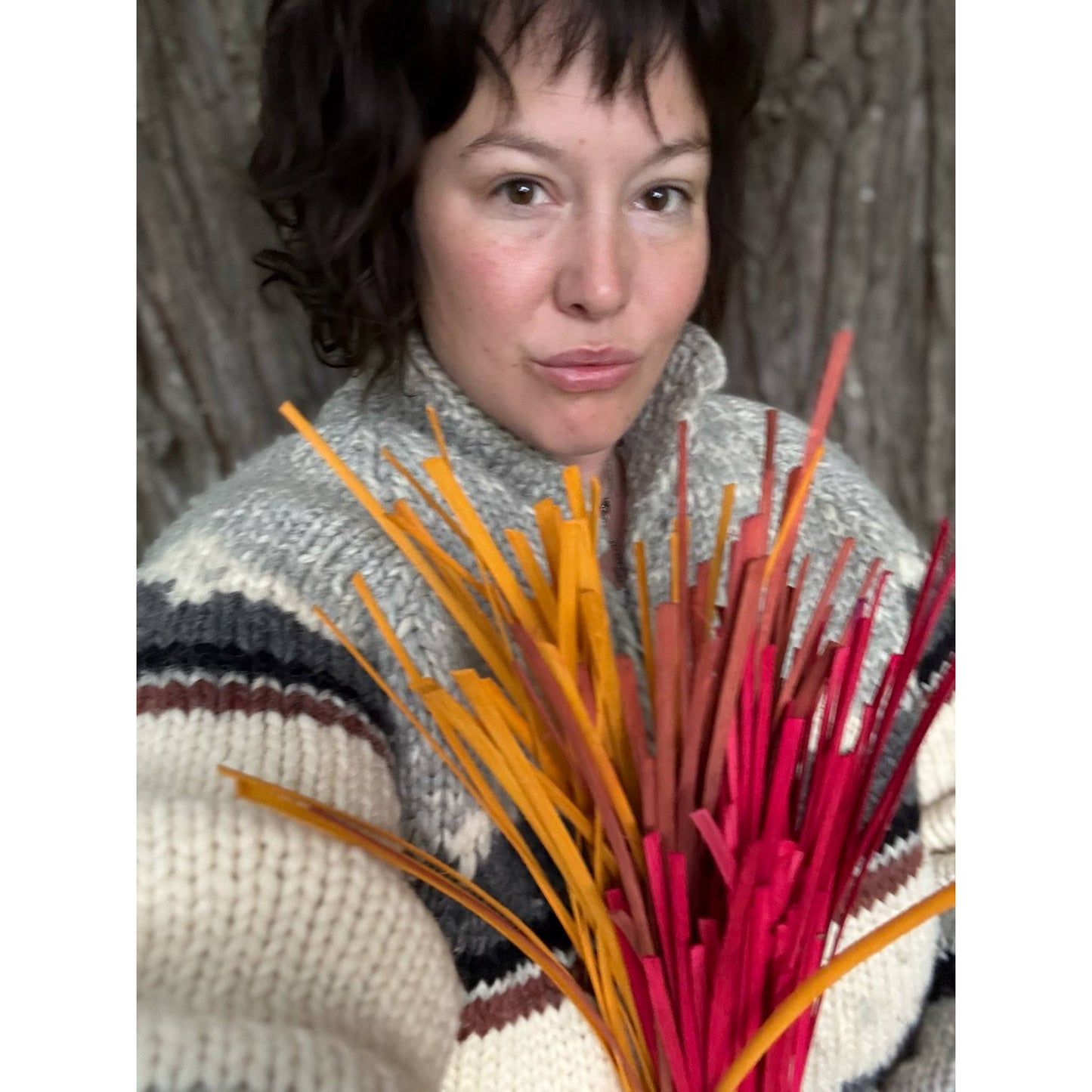 Warm Toned Broom Makers Bouquet