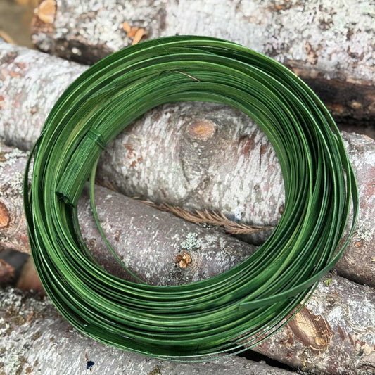 Forest Green 1/2" Flat Reed One Pound