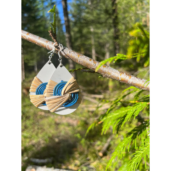 Blue Infinity ear-BLING