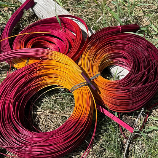 DYE HOUSE ROCKS: WILD ROSE 3/16" Flat Reed One Pound