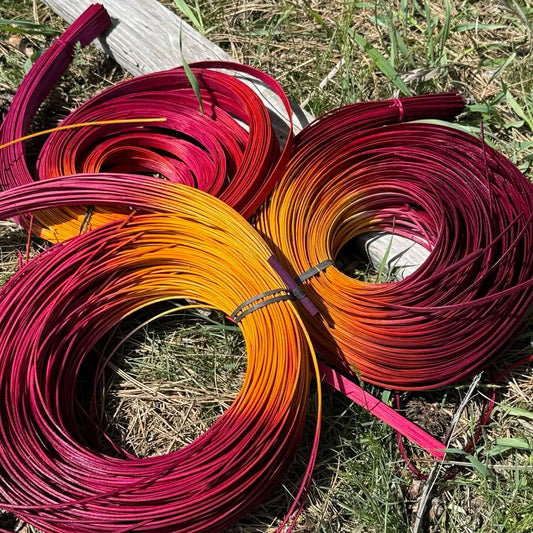DYE HOUSE ROCKS: WILD ROSE 1/4" Flat Oval Reed