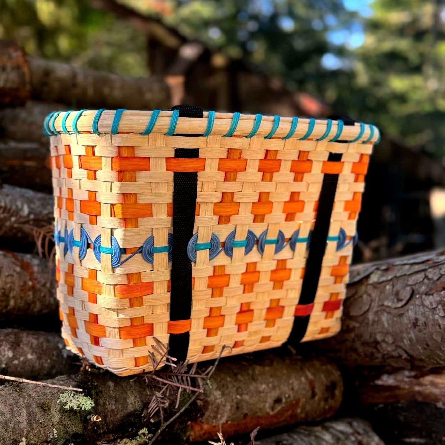 AUCTION FINISHED BASKET:  Poppy Petal Tote