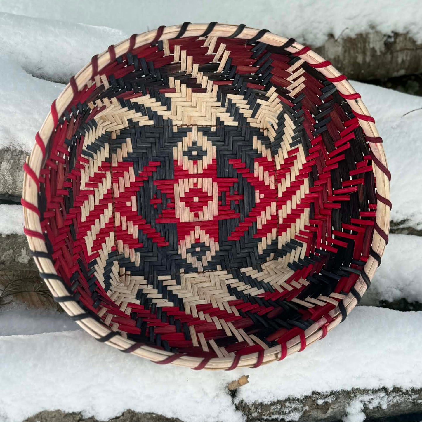Spider Woman's Tray FINISHED BASKET AUCTION