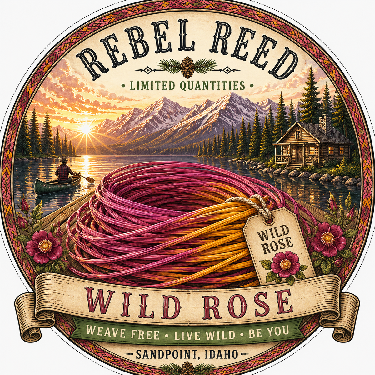 DYE HOUSE ROCKS:  WILD ROSE