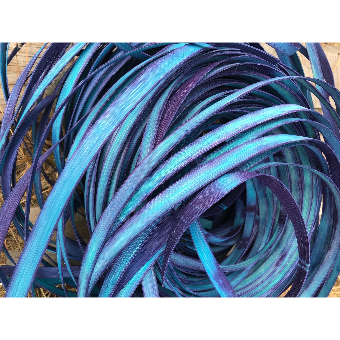 INDIGO TIE DYED REED