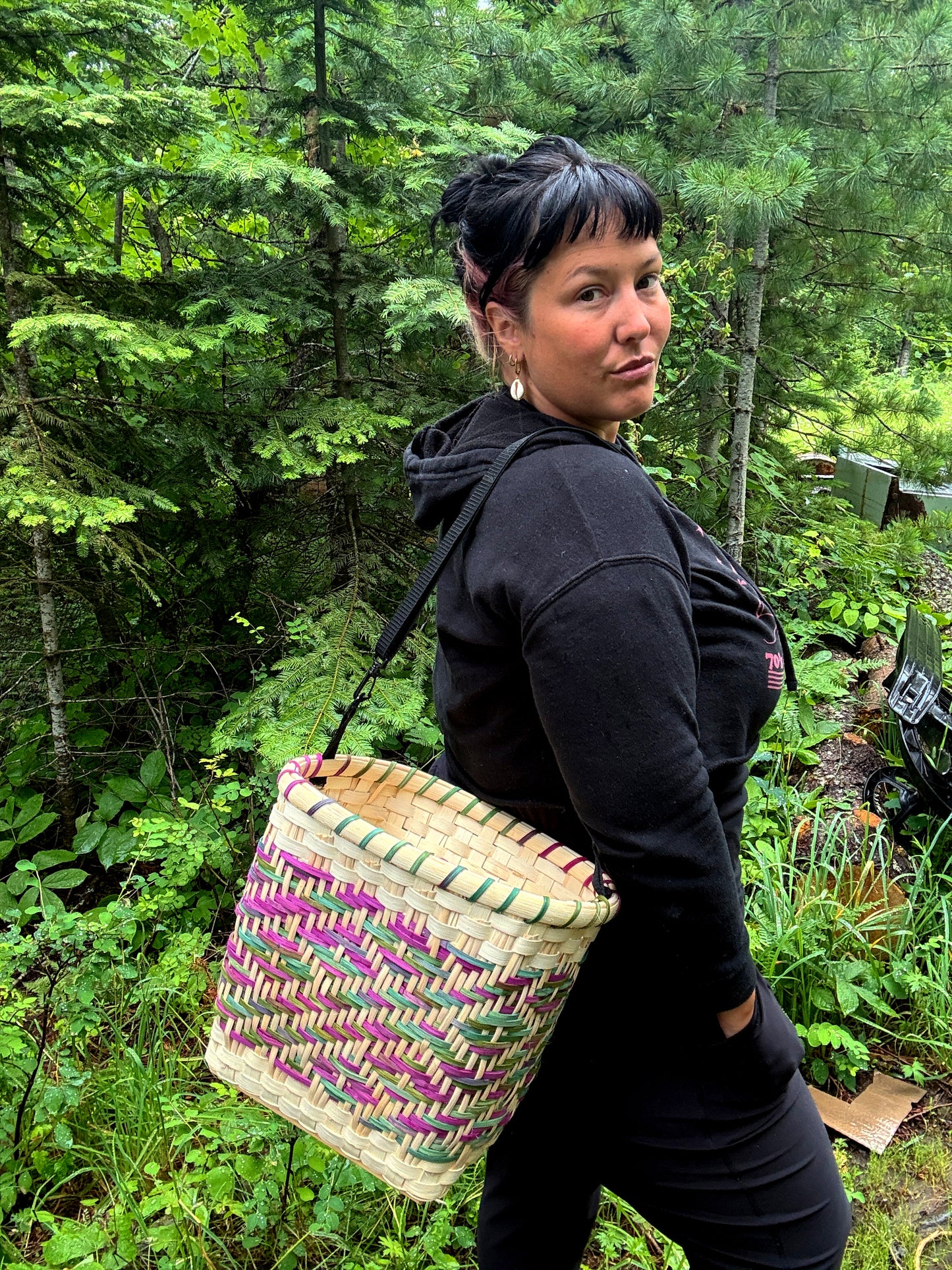 Fireweed Fog Satchel Finished Sample