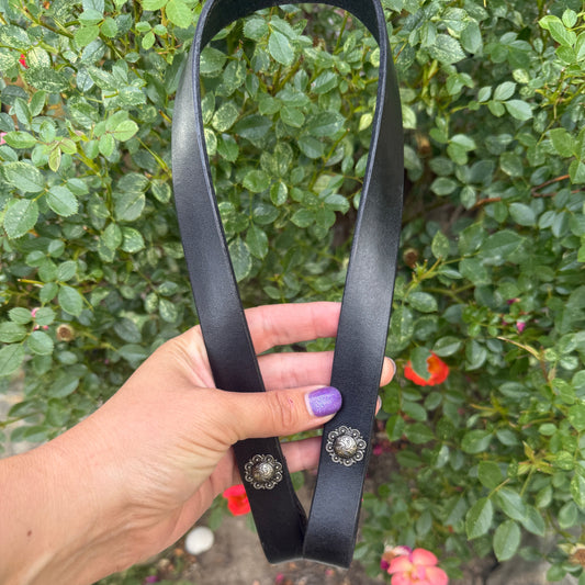Leather Concho Handles
