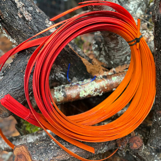 Orange Ombre 3/4" Flat One Pound