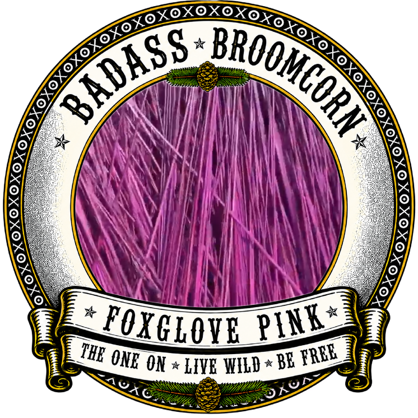 BADASS DYED BROOMCORN