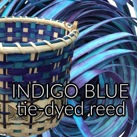 INDIGO TIE DYED REED