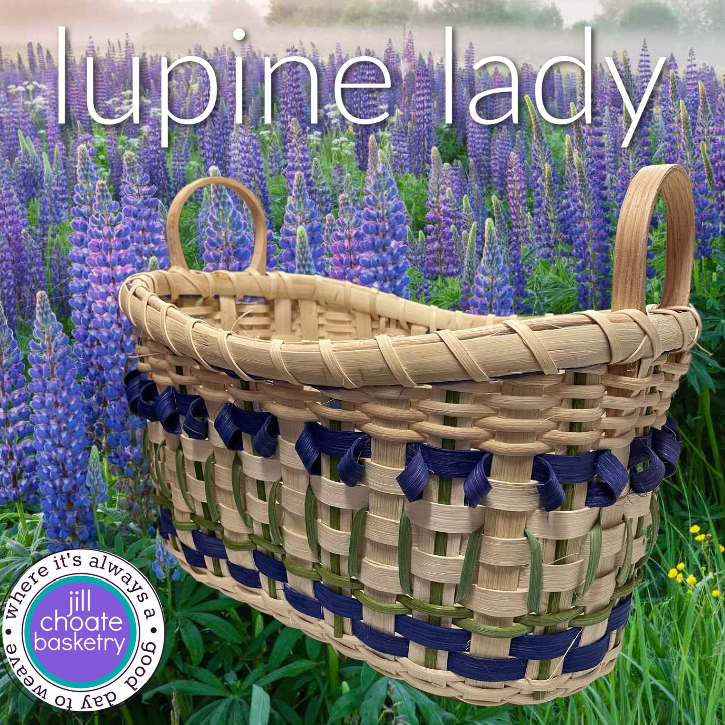 Lupine Lady Trug Pattern and Handle Bundle