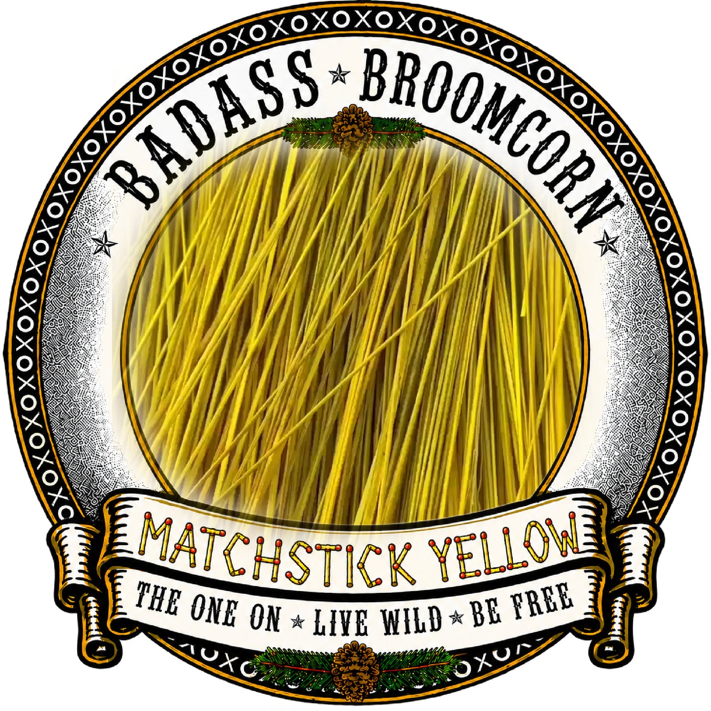 BADASS DYED BROOMCORN