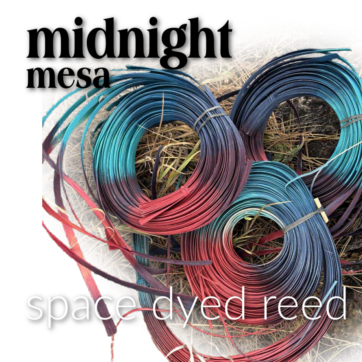 MIDNIGHT MESA space dyed reed