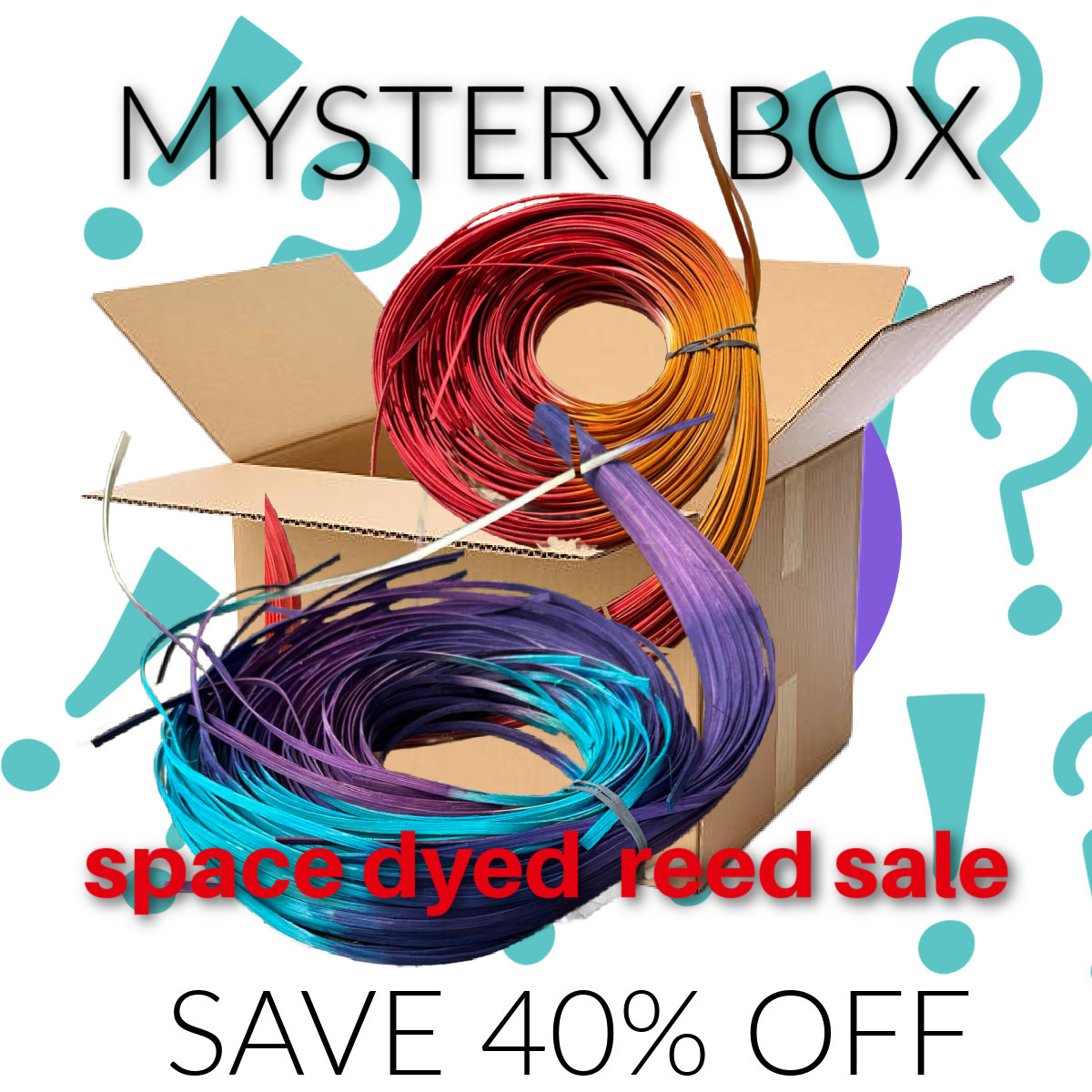 MYSTERY BOX: space dyed reed sale