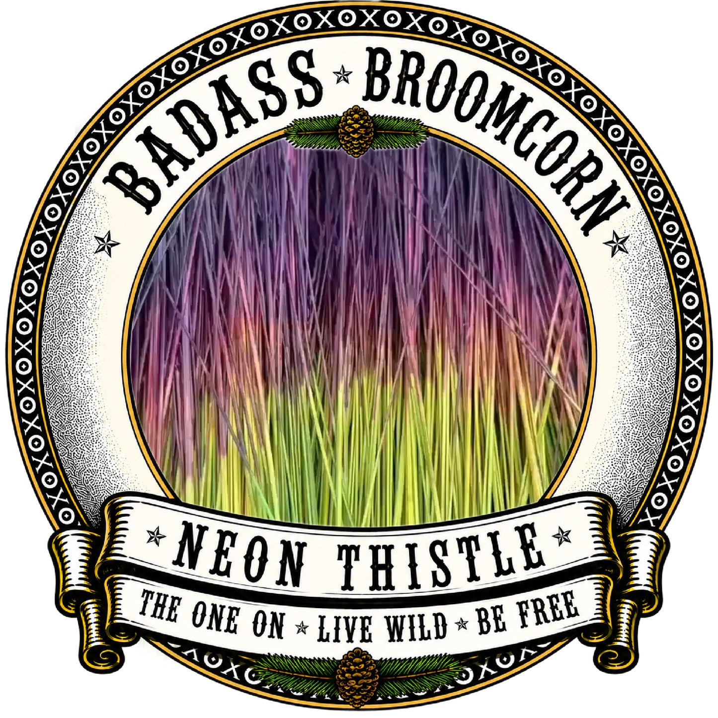 BADASS DYED BROOMCORN