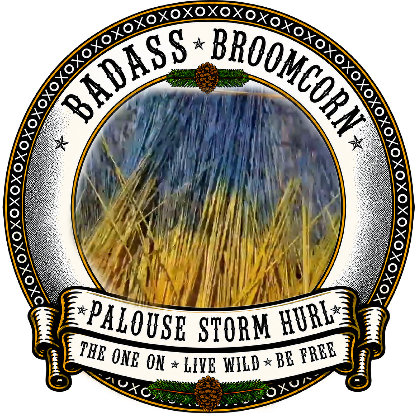 BADASS DYED BROOMCORN