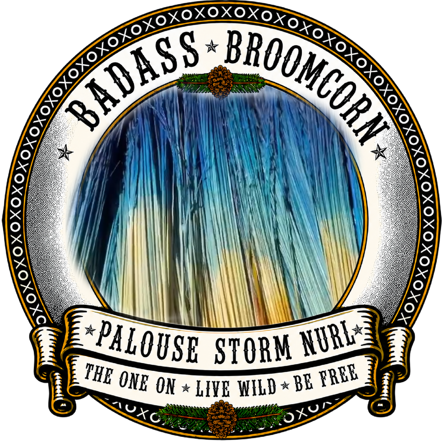 BADASS DYED BROOMCORN