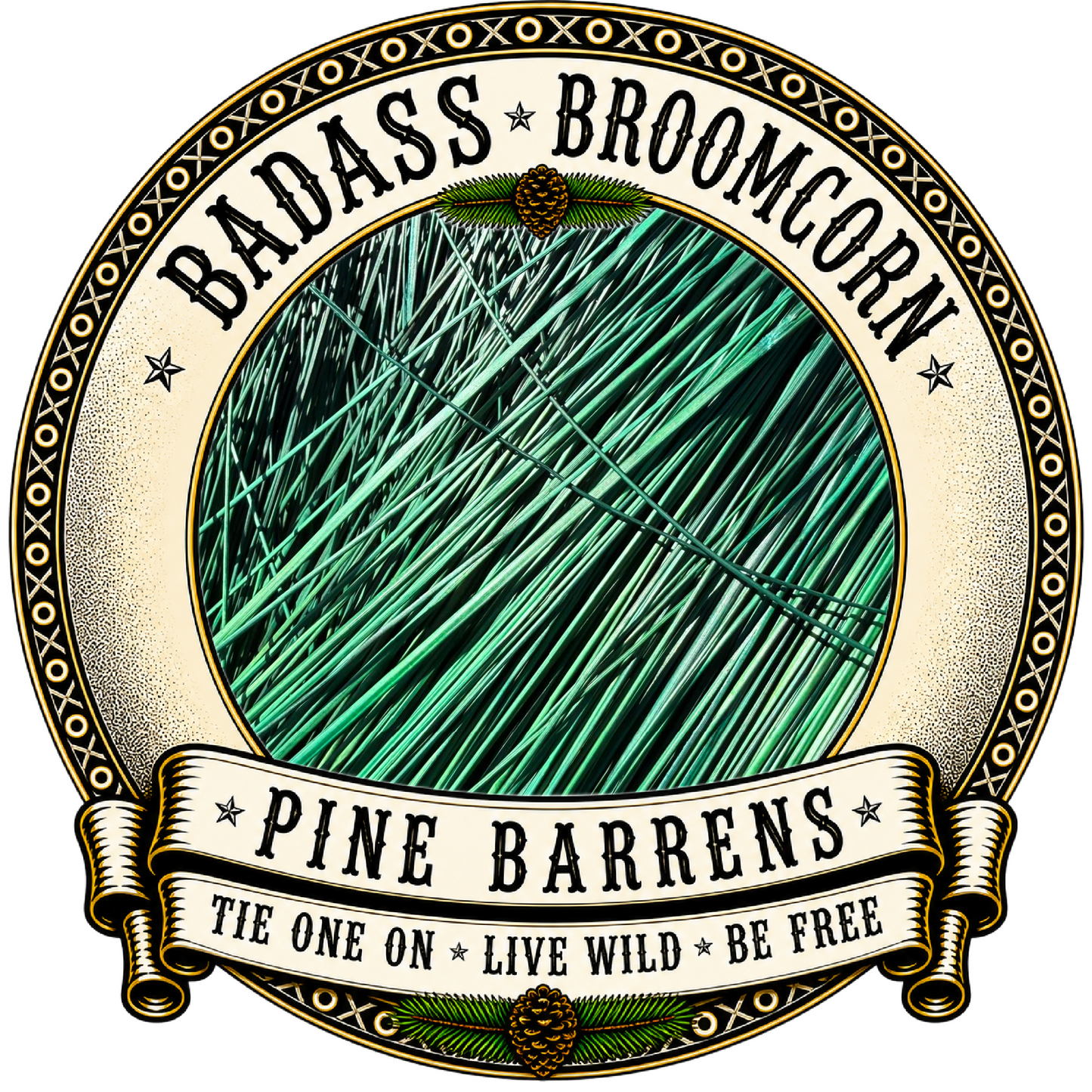 BADASS DYED BROOMCORN