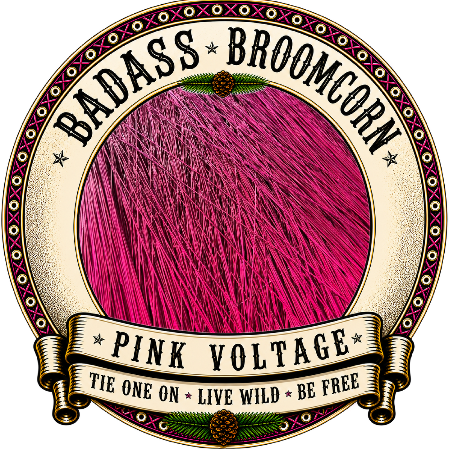 BADASS DYED BROOMCORN