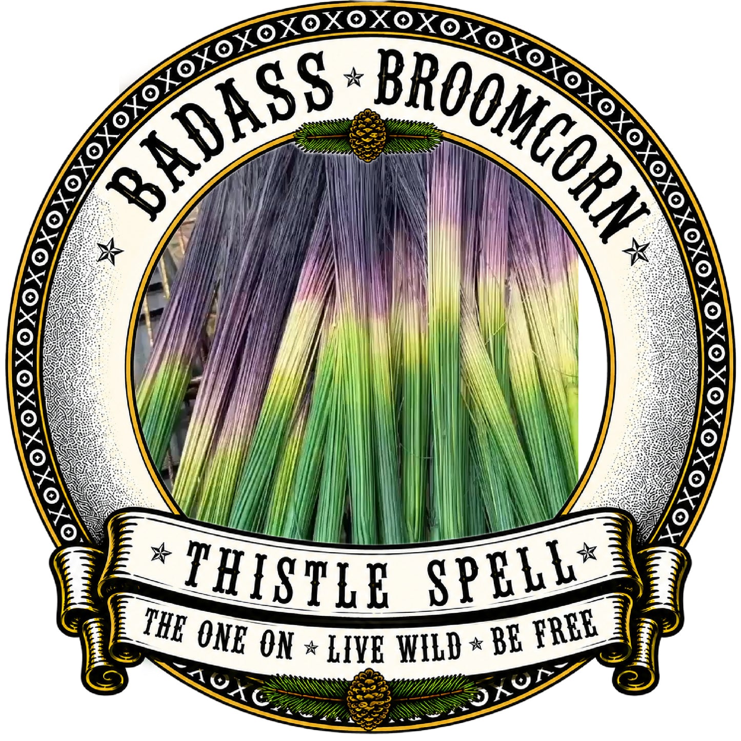 BADASS DYED BROOMCORN